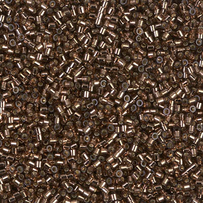 Miyuki Delica 8/0 Seed Beads - DBS150 - Silver Lined Brown