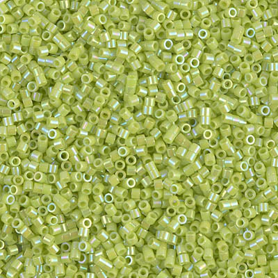 Miyuki Delica 8/0 Seed Beads - DBS169 - Opaque Chartreuse AB
