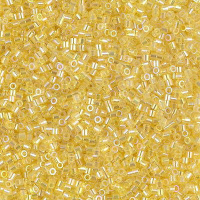 Miyuki Delica 8/0 Seed Beads - DBS171 - Transparent Yellow AB