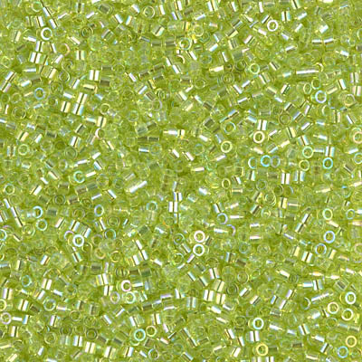 Miyuki Delica 8/0 Seed Beads - DBS174 - Transparent Chartreuse AB