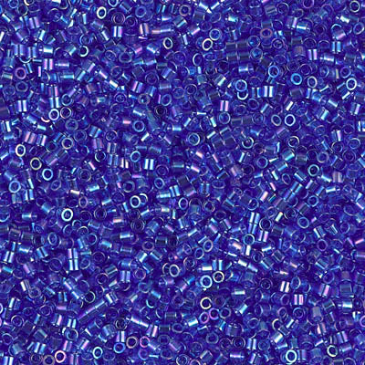Miyuki Delica 8/0 Seed Beads - DBS178 - Transparent Cobalt AB