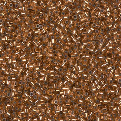 Miyuki Delica 8/0 Seed Beads - DBS181 - TR S/L Lt Bronze AB