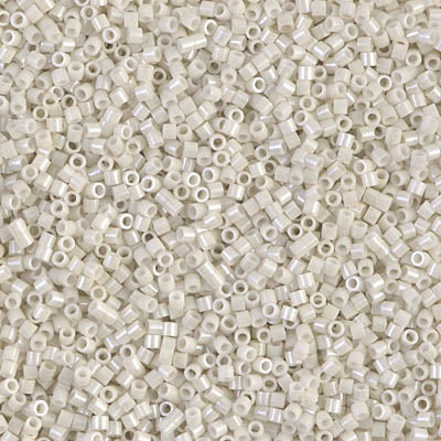 Miyuki Delica 8/0 Seed Beads - DBS211 - Opaque Limestone Luster