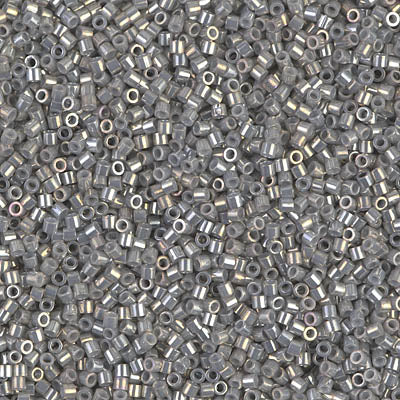 Miyuki Delica 8/0 Seed Beads - DBS251 - Opaque Smoke Gray Luster