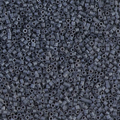 Miyuki Delica 8/0 Seed Beads - DBS301 - Matte Gunmetal