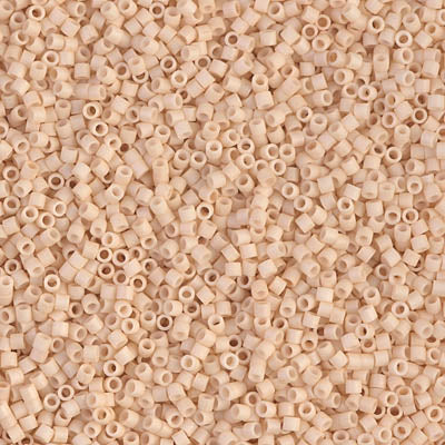 Miyuki Delica 8/0 Seed Beads - DBS353 - Matte Opaque Antique Beige
