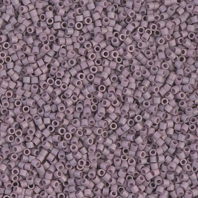 Miyuki Delica 8/0 Seed Beads - DBS379 - Matte Opaque Dusty Mauve Luster