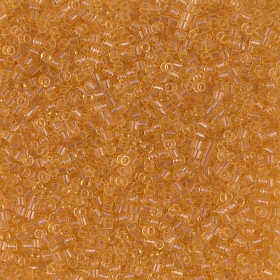 Miyuki Delica 8/0 Seed Beads - DBS702 - Tr Lt Topaz