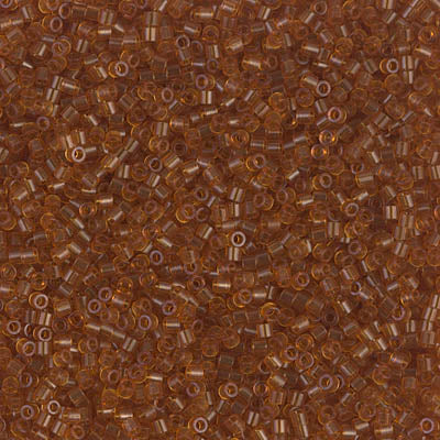 Miyuki Delica 8/0 Seed Beads - DBS709 - Tr Dk Topaz