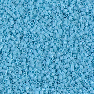 Miyuki Delica 8/0 Seed Beads - DBS725 - Opaque Turquoise Blue