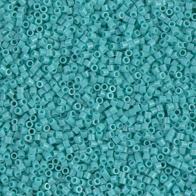 Miyuki Delica 8/0 Seed Beads - DBS729 - Op Turquoise Green