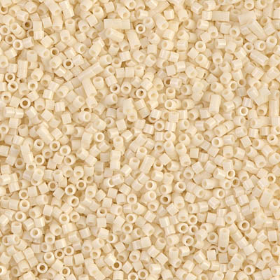Miyuki Delica 8/0 Seed Beads - DBS732 - Op Dk Cream