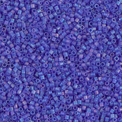 Miyuki Delica 8/0 Seed Beads - DBS864 - Matte TR Cobalt AB
