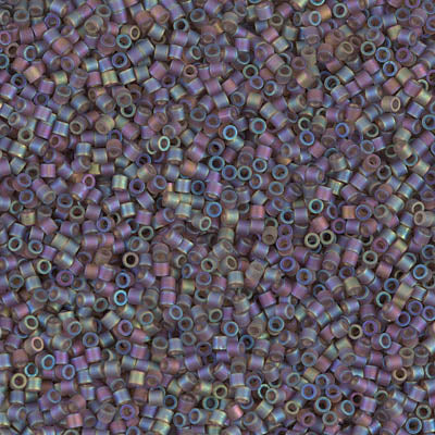 Miyuki Delica 8/0 Seed Beads - DBS865 - Matte Brown AB