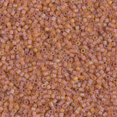 Miyuki Delica 8/0 Seed Beads - DBS866 - Matte TR Topaz AB