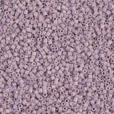 Miyuki Delica 8/0 Seed Beads - DBS875 - Matte Opaque Mauve AB