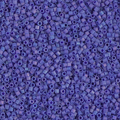 Miyuki Delica 8/0 Seed Beads - DBS880 - Matte Opaque Cobalt AB