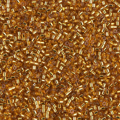 Miyuki Delica 8/0 Seed Beads - DBS1201 - Silver Lined Marigold