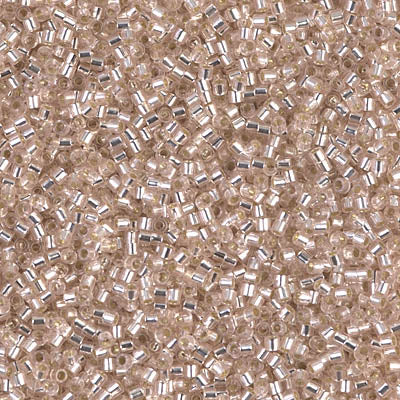 Miyuki Delica 8/0 Seed Beads - DBS1203 - Silver Lined Pink Mist