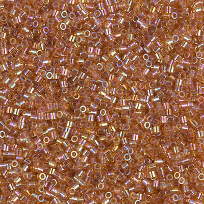 Miyuki Delica 8/0 Seed Beads - DBS1241 - Transparent Marigold AB