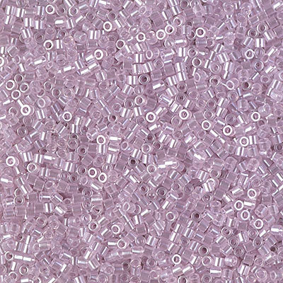 Miyuki Delica 8/0 Seed Beads - DBS1472 - Transparent Pale Rose Luster