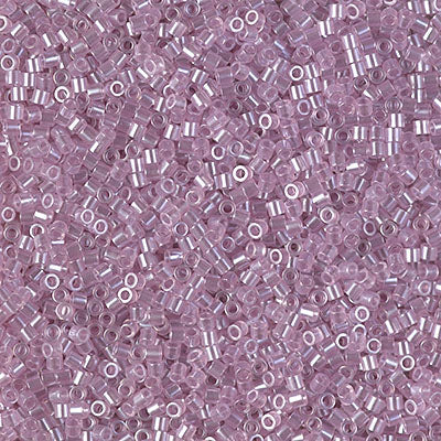 Miyuki Delica 8/0 Seed Beads - DBS1473 - Transparent Pale Orchid Luster