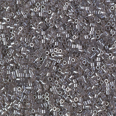Miyuki Delica 8/0 Seed Beads - DBS1486 - Transparent Taupe Luster