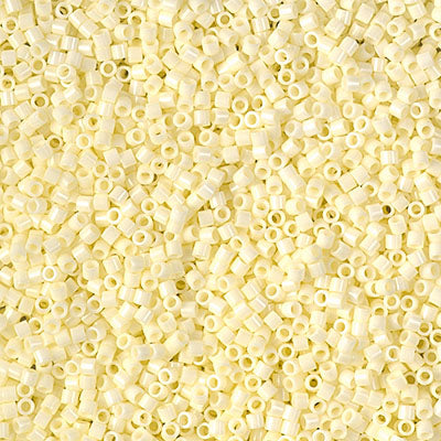 Miyuki Delica 8/0 Seed Beads - DBS1491 - Opaque Pale Yellow