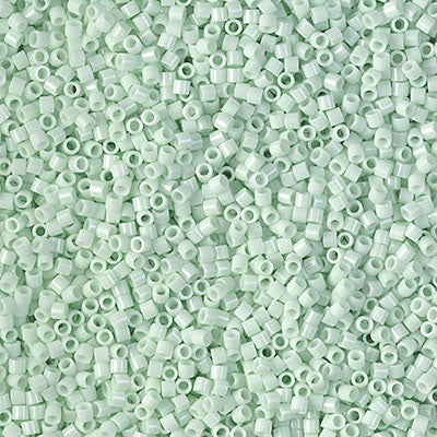 Miyuki Delica 8/0 Seed Beads - DBS1496 - Opaque Light Mint
