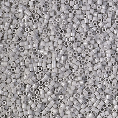 Miyuki Delica 8/0 Seed Beads - DBS1498 - Opaque Light Smoke