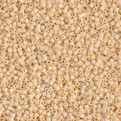 Miyuki Delica 8/0 Seed Beads - DBS1591 - Matte Op Pear AB