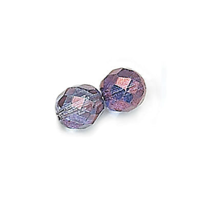 3mm Fire Polish Round - FPR03-15726-104 - Lumi Amethyst - 50 Bead Package