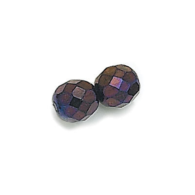 3mm Fire Polish Round - FPR03-21495-174 - Purple Iris - 50 Bead Package