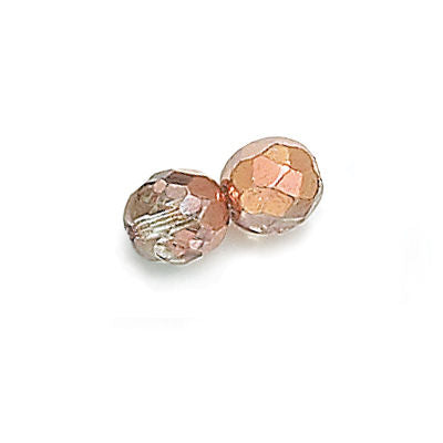 3mm Fire Polish Round - FPR03-27101-54 - Crystal Copper - 50 Bead Package