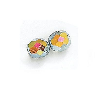 3mm Fire Polish Round - FPR03-28001-112 - Marea - 50 Bead Package