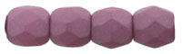 3mm Fire Polish Round - FPR03-29565-188 - Saturated Lavender - 50 Bead Package