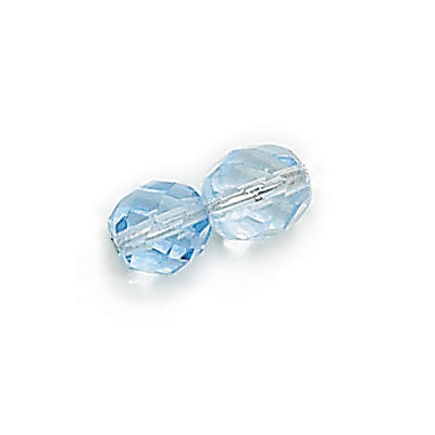 3mm Fire Polish Round - FPR03-3001-183 - Extra Light Sapphire - 50 Bead Package