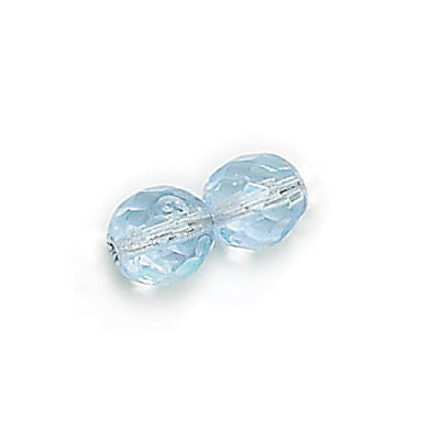 3mm Fire Polish Round - FPR03-3001AB-181 - Extra Light Sapphire AB - 50 Bead Package