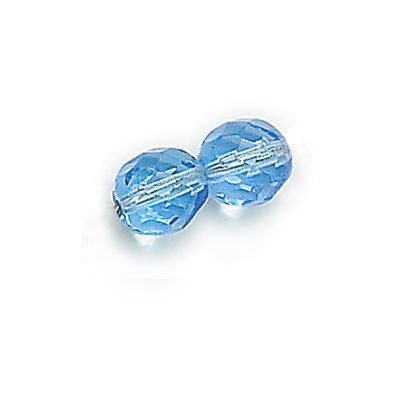3mm Fire Polish Round - FPR03-3002-184 - Light Sapphire - 50 Bead Package