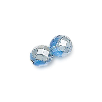 3mm Fire Polish Round - FPR03-3002-27001-187 - Light Sapphire Silver - 50 Bead Package