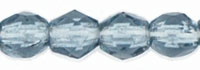 3mm Fire Polish Round - FPR03-3033-135 - Montana Blue - 50 Bead Package