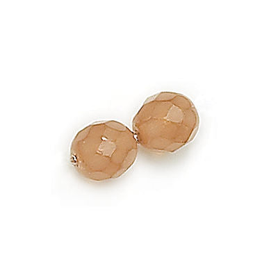 3mm Fire Polish Round - FPR03-37165-127 - Milky Smoke Topaz - 50 Bead Package