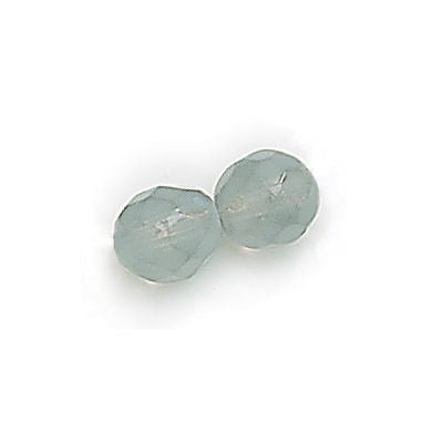 3mm Fire Polish Round - FPR03-37435-119 - Milky Grey - 50 Bead Package