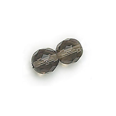 3mm Fire Polish Round - FPR03-4001-22 - Black Diamond - 50 Bead Package