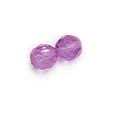 3mm Fire Polish Round - FPR03-67277-142 - Orchid - 50 Bead Package