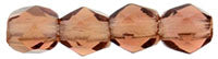 3mm Fire Polish Round - FPR03-7001-117 - Mauve - 50 Bead Package