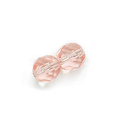 3mm Fire Polish Round - FPR03-7011-155 - Pink - 50 Bead Package