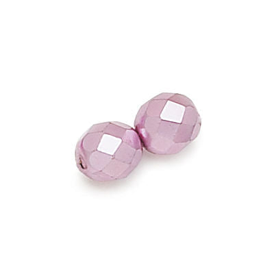 3mm Fire Polish Round - FPR03-71122-11 - Amethyst Pearl - 50 Bead Package