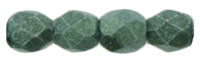 3mm Fire Polish Round - FPR03-79051-118B - Metallic Suede Lt Green - 50 Bead Package