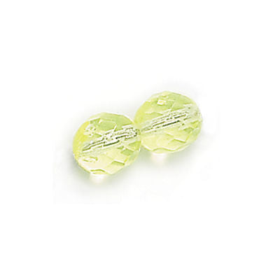 3mm Fire Polish Round - FPR03-8013-99 - Jonquil - 50 Bead Package